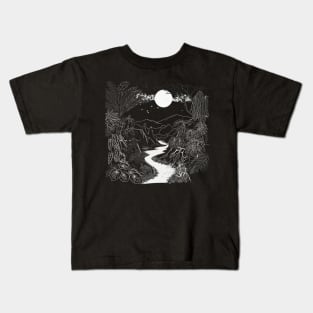 DARK TROPICAL FOREST Kids T-Shirt